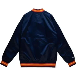 Mitchell & Ness Jackets & Outerwear-Lightweight Satin Jacket Golden State Warriors