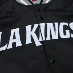 Mitchell & Ness Jackets & Outerwear-Lightweight Satin Jacket Current Logo Los Angeles Kings