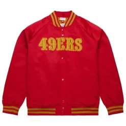 Mitchell & Ness Jackets & Outerwear-Lightweight Satin Jacket San Francisco 49Ers