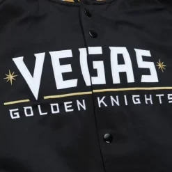 Mitchell & Ness Jackets & Outerwear-Lightweight Satin Jacket Current Logo Vegas Golden Knights