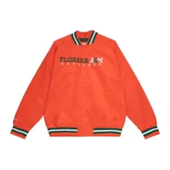 Mitchell & Ness Jackets & Outerwear-Lightweight Satin Jacket Florida A&M University