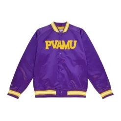Mitchell & Ness Jackets & Outerwear-Lightweight Satin Jacket Prairie View A&M University