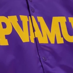 Mitchell & Ness Jackets & Outerwear-Lightweight Satin Jacket Prairie View A&M University