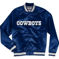 Mitchell & Ness Jackets & Outerwear-Lightweight Satin Jacket Dallas Cowboys