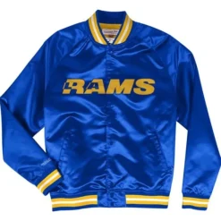 Mitchell & Ness Jackets & Outerwear-Lightweight Satin Jacket Los Angeles Rams