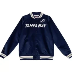 Mitchell & Ness Jackets & Outerwear-Lightweight Satin Jacket Tampa Bay Lightning