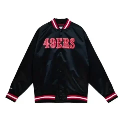 Mitchell & Ness Jackets & Outerwear-Lightweight Satin Jacket San Francisco 49Ers