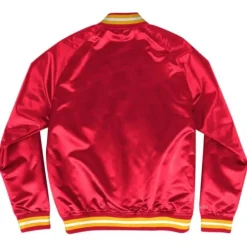 Mitchell & Ness Jackets & Outerwear-Lightweight Satin Jacket Houston Rockets