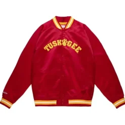 Mitchell & Ness Jackets & Outerwear-Lightweight Satin Jacket Tuskegee University