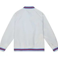 Mitchell & Ness Jackets & Outerwear-Lighweight Satin Jacket Houston Oilers