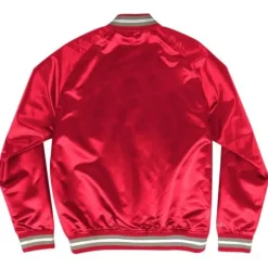 Mitchell & Ness Jackets & Outerwear-Lighweight Satin Jacket Ohio State
