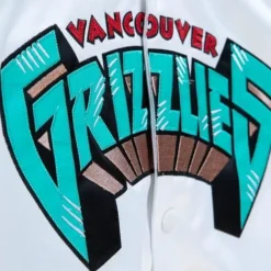 Mitchell & Ness Jackets & Outerwear-Lighweight Satin Jacket Vancouver Grizzlies