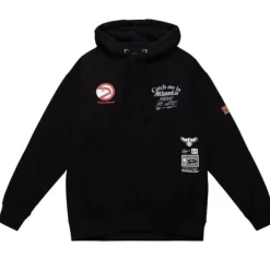 Mitchell & Ness Hoodies & Sweatshirts-Lil Baby X Br Remix Hoody Atlanta Hawks