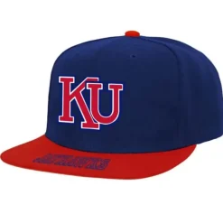 Mitchell & Ness Snapback-Logo Bill Snapback University Of Kansas
