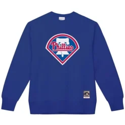 Mitchell & Ness Hoodies & Sweatshirts-Logo Crew Philadelphia Phillies