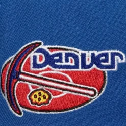 Mitchell & Ness Fitted-Logo History Fitted Hwc Denver Nuggets
