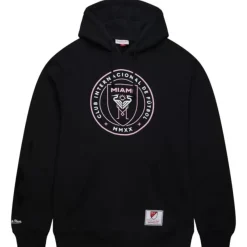 Mitchell & Ness Hoodies & Sweatshirts-Logo Paint Brush Hoodie Inter Miami Cf
