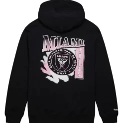 Mitchell & Ness Hoodies & Sweatshirts-Logo Paint Brush Hoodie Inter Miami Cf