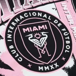 Mitchell & Ness Hoodies & Sweatshirts-Logo Paint Brush Hoodie Inter Miami Cf