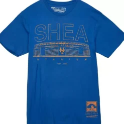 Mitchell & Ness T-Shirts & Tops-Logo Tee New York Mets
