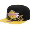 Mitchell & Ness Snapback-Low Big Face Snapback Hwc Los Angeles Lakers