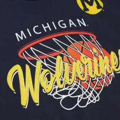 Mitchell & Ness T-Shirts & Tops-Madness Hoops Tee University Of Michigan