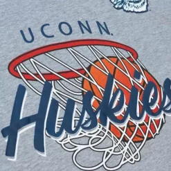 Mitchell & Ness T-Shirts & Tops-Madness Hoops Tee University Of Connecticut