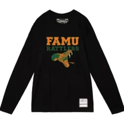 Mitchell & Ness T-Shirts & Tops-Mascot Illo Longsleeve Florida A&M University
