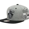 Mitchell & Ness Snapback-Melton Patch Snapback Brooklyn Nets