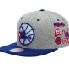 Mitchell & Ness Snapback-Melton Patch Snapback Hwc Philadelphia 76Ers