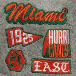 Mitchell & Ness Snapback-Melton Patch Snapback Ncaa University Of Miami