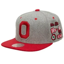 Mitchell & Ness Snapback-Melton Patch Snapback Ohio State
