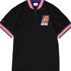 Mitchell & Ness T-Shirts & Tops-Mesh 1/4 Zip Phoenix Suns