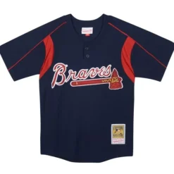 Mitchell & Ness Big Kids-Mesh Bp Jersey Atlanta Braves Chipper Jones