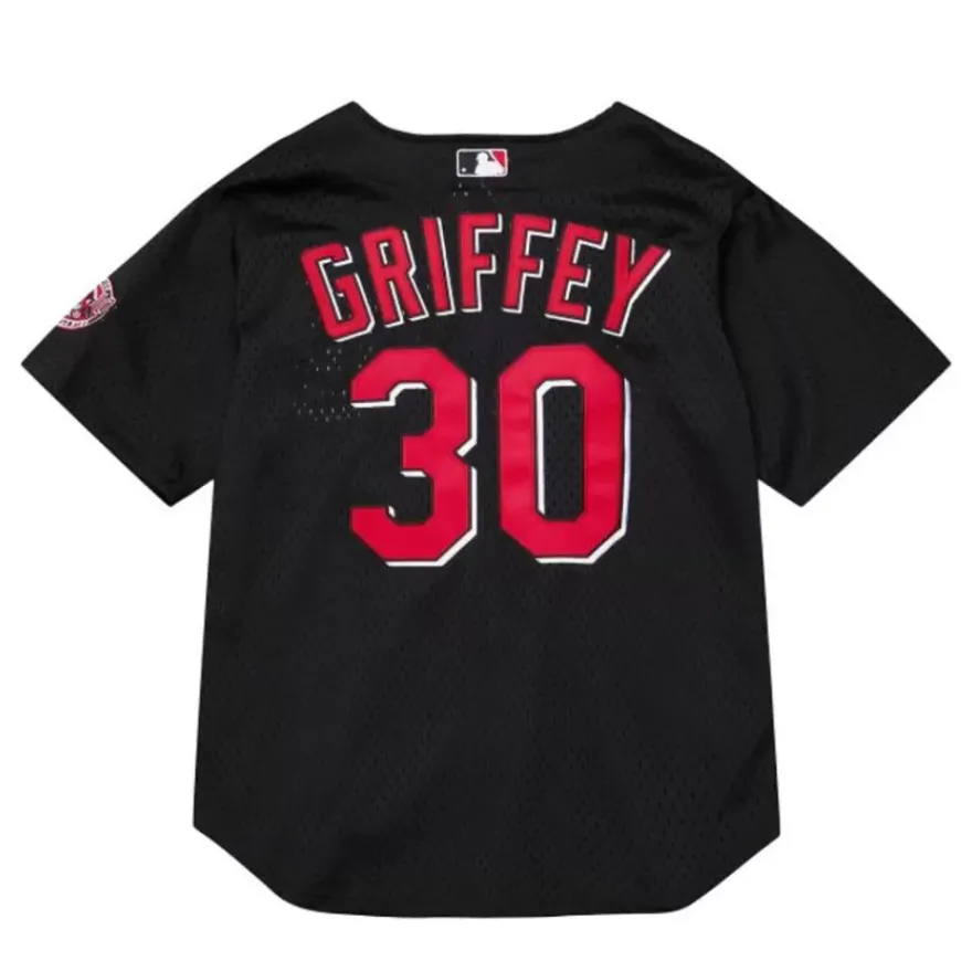 Mitchell & Ness Big Kids-Mesh Bp Jersey Cincinnati Reds Ken Griffey Jr