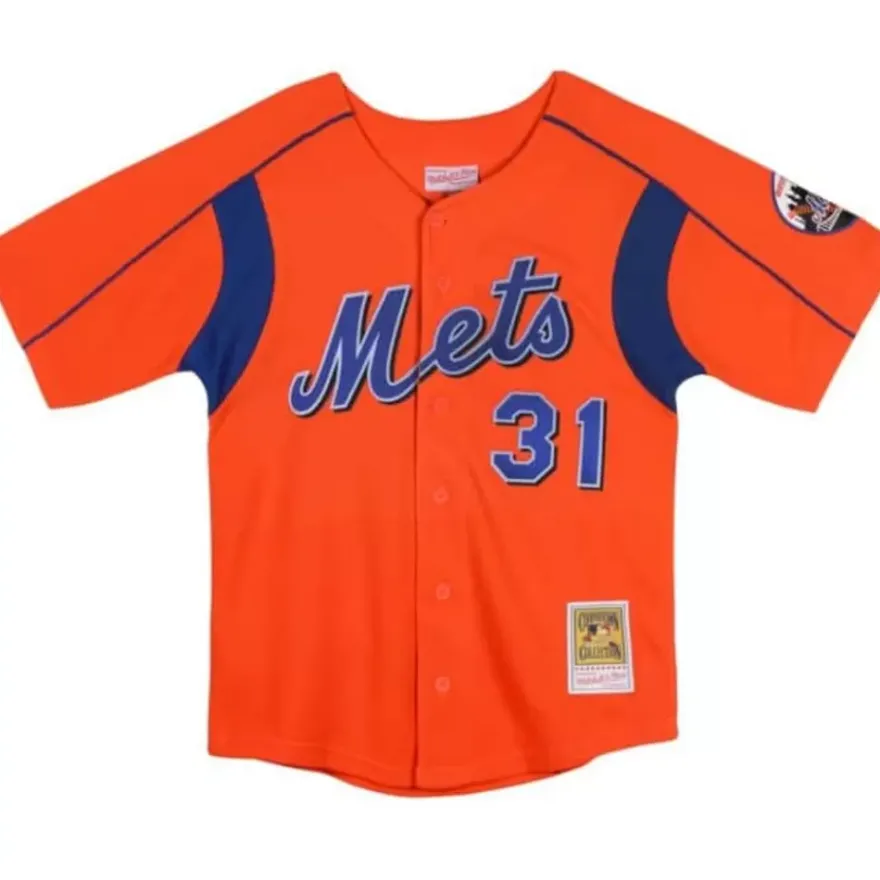 Mitchell & Ness Big Kids-Mesh Bp Jersey New York Mets Mike Piazza