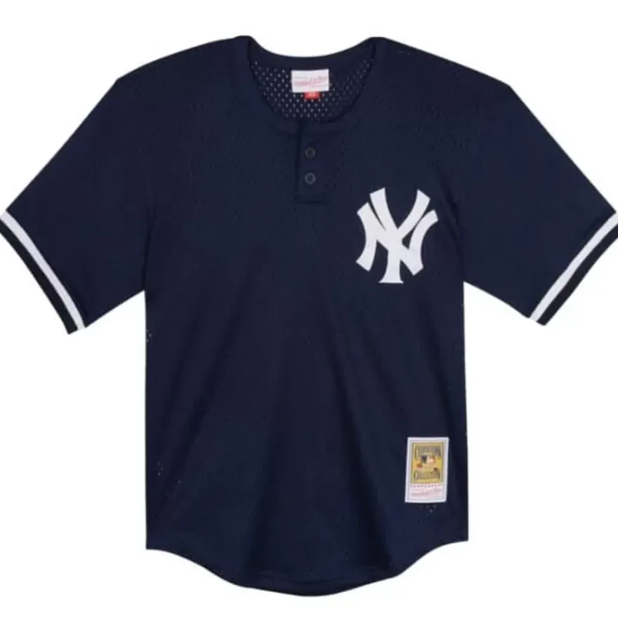 Mitchell & Ness Big Kids-Mesh Bp Jersey New York Yankees 1995 Derek Jeter