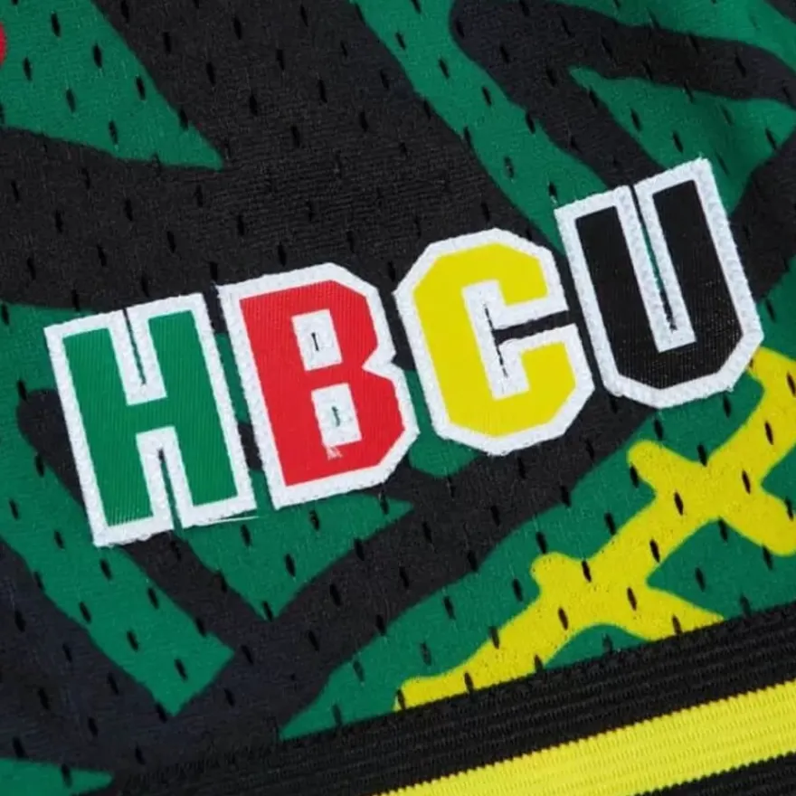 Mitchell & Ness Shorts-Game Day Pattern Short