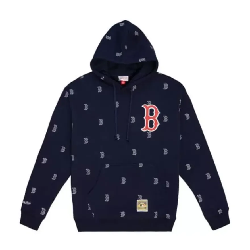 Mitchell & Ness Hoodies & Sweatshirts-Mlb Repeat Hoody Boston Red Sox