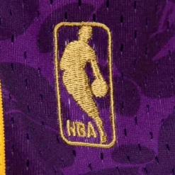 Mitchell & Ness Shorts-M&N X Bape Los Angeles Lakers Shorts