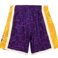 Mitchell & Ness Shorts-M&N X Bape Los Angeles Lakers Shorts