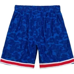 Mitchell & Ness Shorts-M&N X Bape New Jersey Nets Shorts
