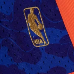 Mitchell & Ness Shorts-M&N X Bape New York Knicks Shorts