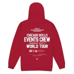 Mitchell & Ness Hoodies & Sweatshirts-M&N X Br World Tour Crew Hoodie Chicago Bulls