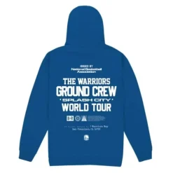 Mitchell & Ness Hoodies & Sweatshirts-M&N X Br World Tour Crew Hoodie Golden State Warriors