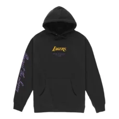 Mitchell & Ness Hoodies & Sweatshirts-M&N X Br World Tour Hoodie Los Angeles Lakers