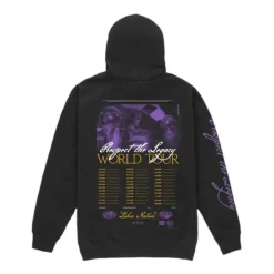 Mitchell & Ness Hoodies & Sweatshirts-M&N X Br World Tour Hoodie Los Angeles Lakers