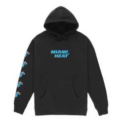 Mitchell & Ness Hoodies & Sweatshirts-M&N X Br World Tour Logo Evolution Hoodie Miami Heat