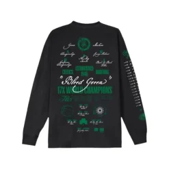 Mitchell & Ness T-Shirts & Tops-M&N X Br World Tour Long Sleeve Boston Celtics
