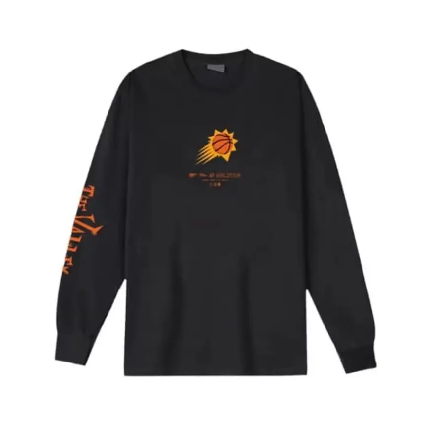 Mitchell & Ness T-Shirts & Tops-M&N X Br World Tour Long Sleeve Phoenix Suns